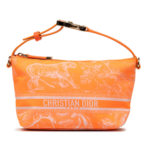 Small Technical Fabric Toile de Jouy Reverse DiorTravel Nomad Pouch - Image 1
