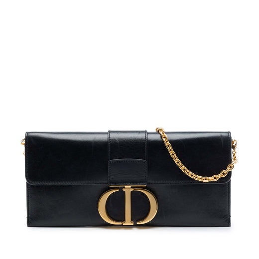 Leather Montaigne 30 Clutch with Chain - Image 1