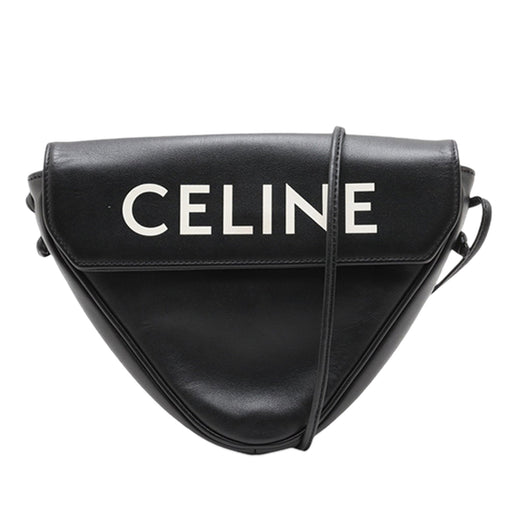 Smooth Calfskin Logo Triangle Crossbody - Image 1