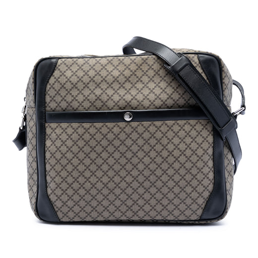Diamante Coated Canvas Messenger Bag - Image 1