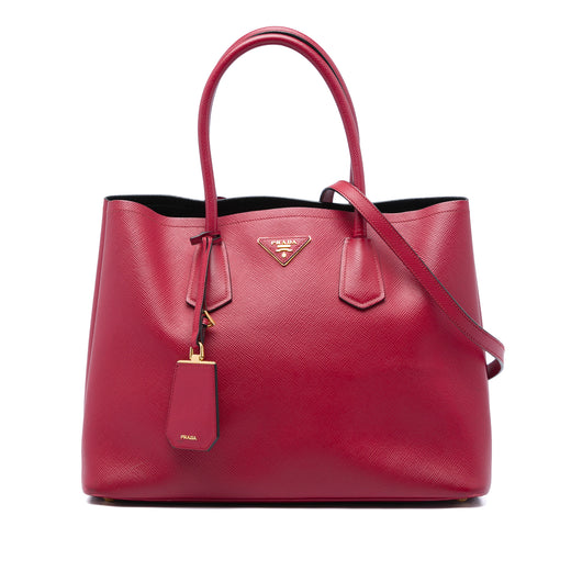 Large Saffiano Cuir Double Satchel - Image 1