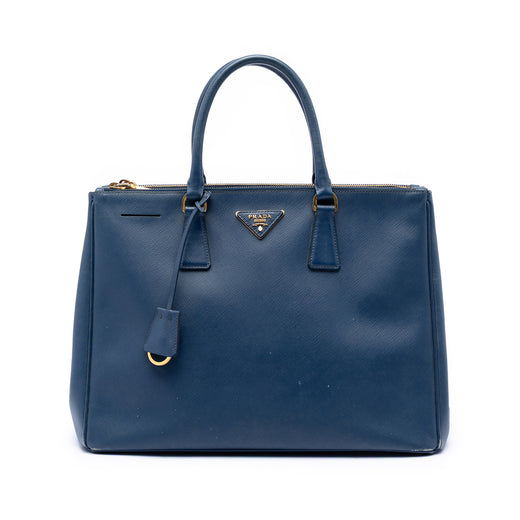 Large Saffiano Lux Galleria Double Zip Tote - Image 1
