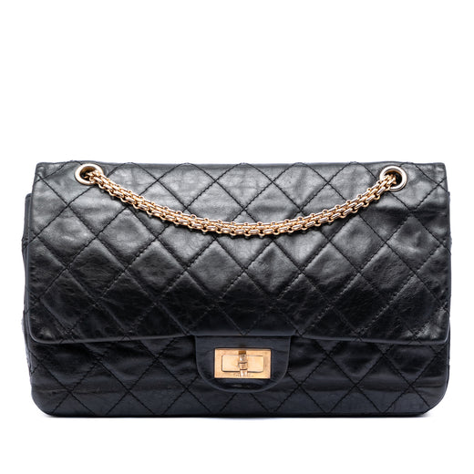 Quilted Aged Calfskin Reissue 2.55 Double Flap 227 - Image 1