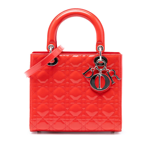 Medium Patent Cannage Lady Dior - Image 1