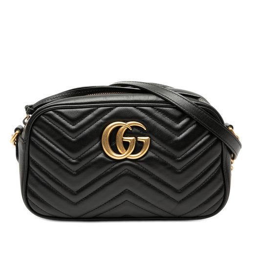 Small GG Marmont Matelasse Calfskin Crossbody - Image 1