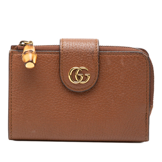 GG Marmont Calfskin Bamboo Bifold Wallet - Image 1