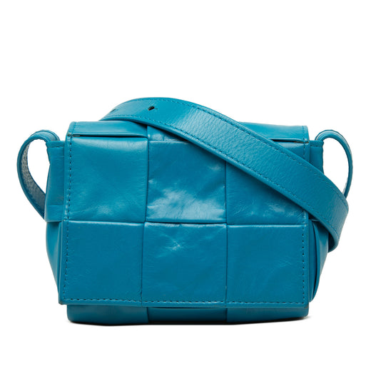 Candy Paper Calfskin Intrecciato Cassette Crossbody - Image 1