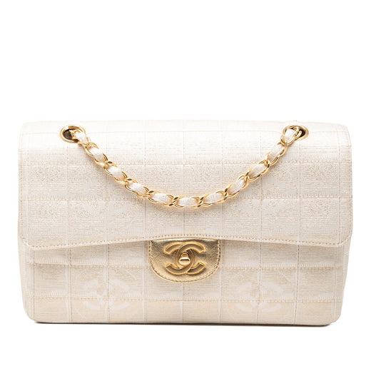 New Travel Line Medium Metallic Nylon Single Flap - Image 1