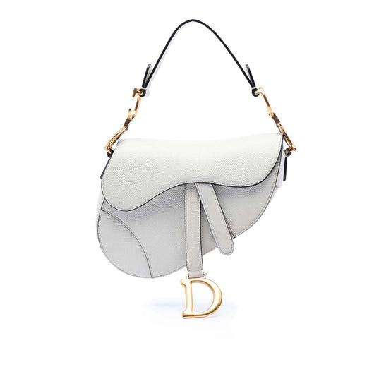 Mini Grained Calfskin Saddle Bag - Image 1