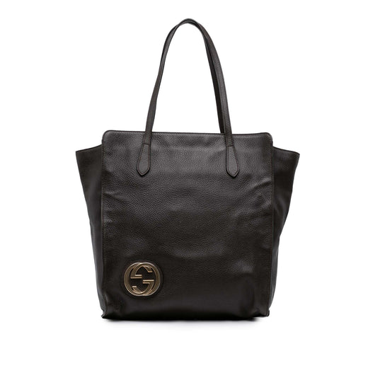 Dollar Calfskin Interlocking G Tote - Image 1