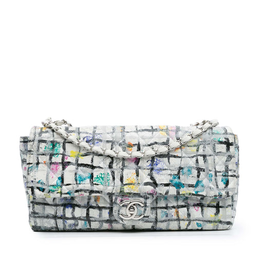 Medium Calfskin Hand Painted Graffiti Flap - Image 1