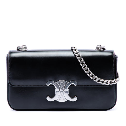 Shiny Calfskin Triomphe Claude Shoulder Bag - Image 1