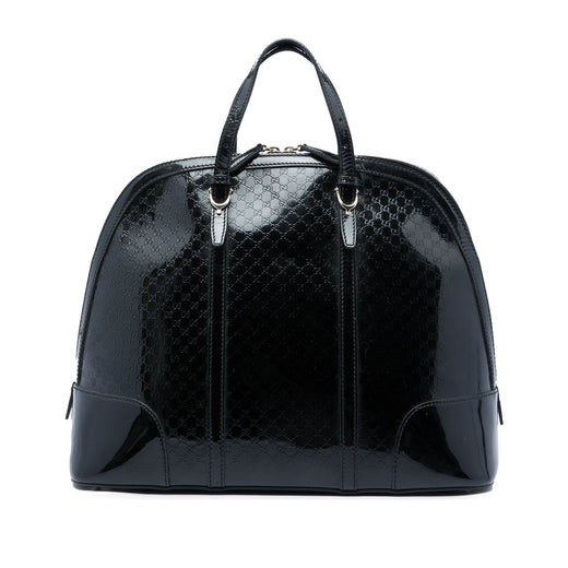 Large Microguccissima Patent Nice Dome Top Handle Bag - Image 1