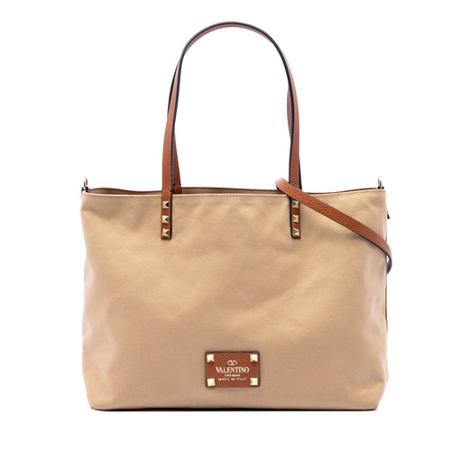 Canvas Rockstud Glam Lace Reversible Tote - Image 1