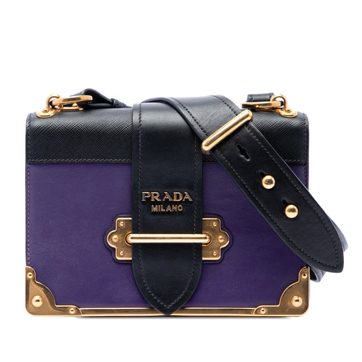 Saffiano Trimmed City Calf Cahier Crossbody - Image 1