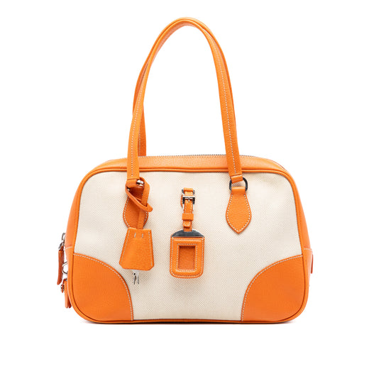 Cinghiale Trimmed Canapa Handbag - Image 1