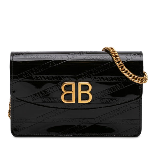 Embossed Patent Losange BB Wallet on Chain - Image 1