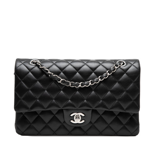 Medium Classic Lambskin Double Flap - Image 1