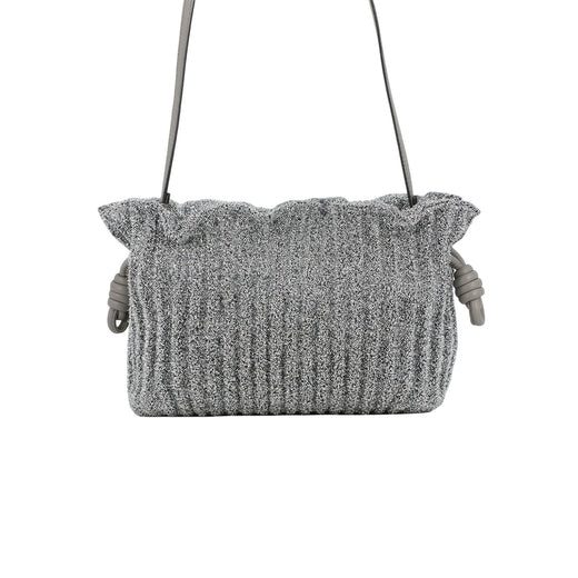 Mini Metallic Lurex Flamenco Knot Crossbody - Image 1
