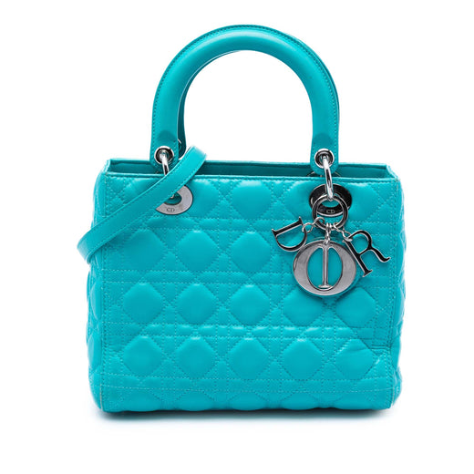 Medium Lambskin Cannage Lady Dior - Image 1