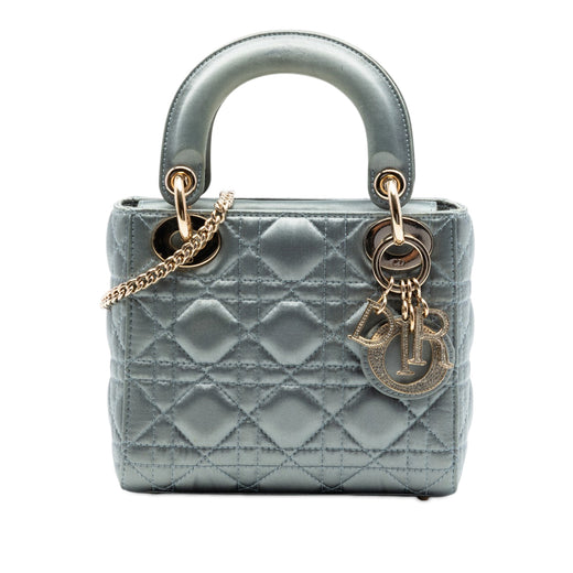 Mini Satin Cannage Swarovski Crystal Lady Dior - Image 1