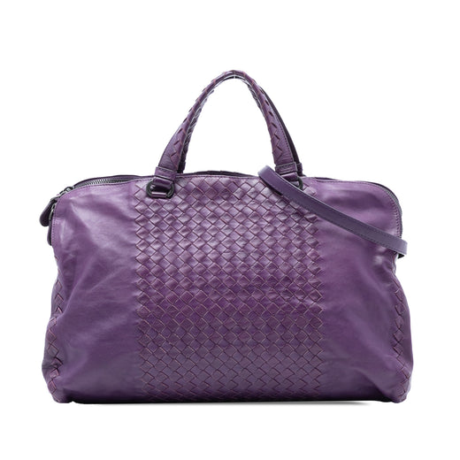 Large Nappa Intrecciato Leggero Satchel - Image 1