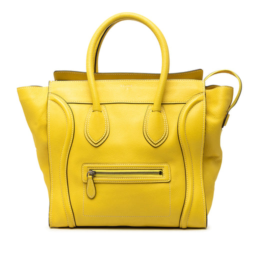 Micro Leather Luggage Tote - Image 1