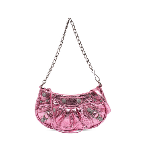 Mini Metallic Lambskin Motocross Le Cagole - Image 1