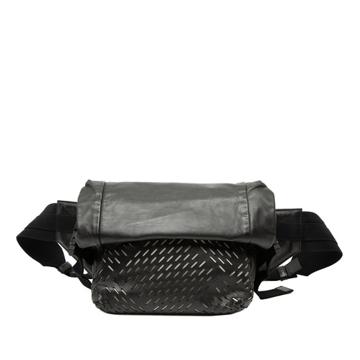 Perforated Leather Belt Bag - Image 1