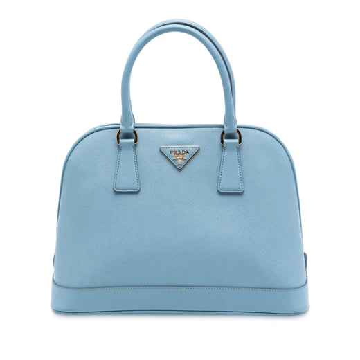 Medium Saffiano Lux Open Promenade Satchel - Image 1
