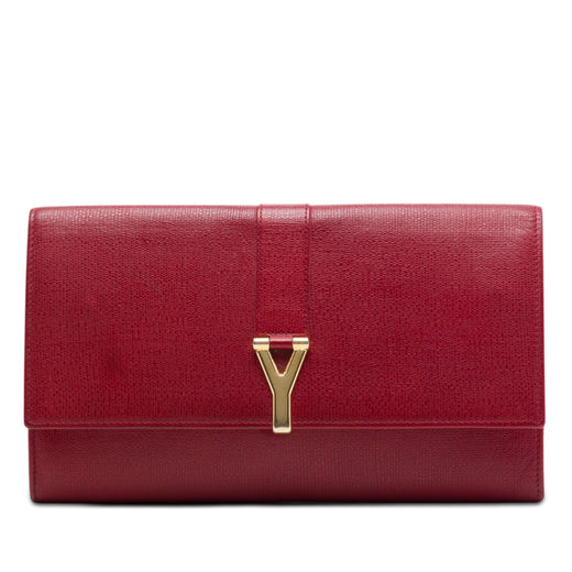 Textured Leather Chyc Ligne Clutch - Image 1