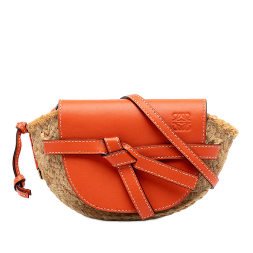 Mini Raffia Gate Crossbody - Image 1