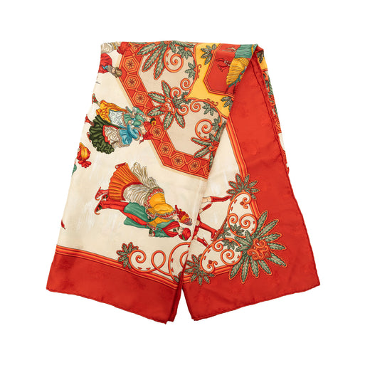 Joies d Hiver Silk Scarf 90 - Image 1