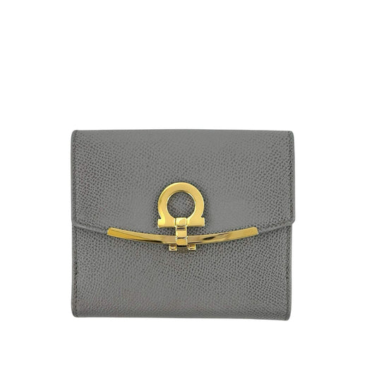Leather Gancini French Wallet - Image 1