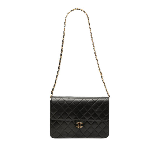 Medium CC Quilted Lambskin Single Flap - Image 1