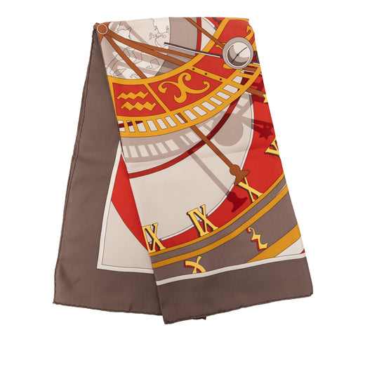 Mecanique du Temps Silk Scarf 90 - Image 1