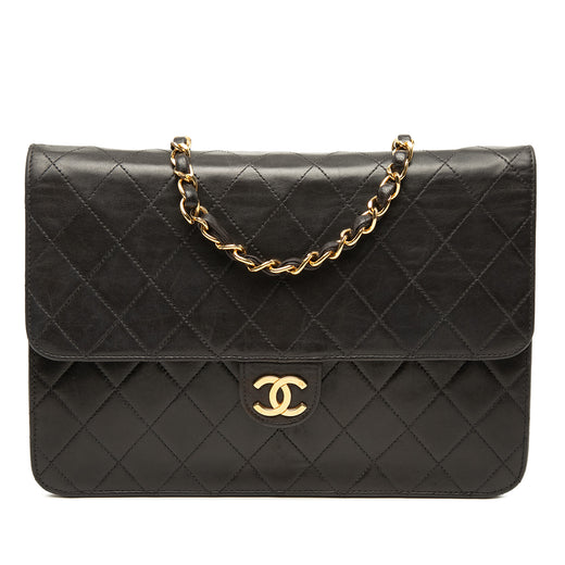 Medium CC Quilted Lambskin Single Flap - Image 1