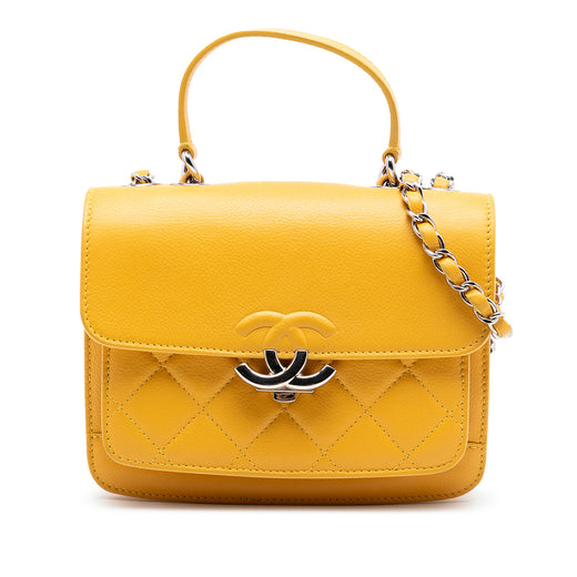 Quilted Caviar CC Box Flap - Image 1