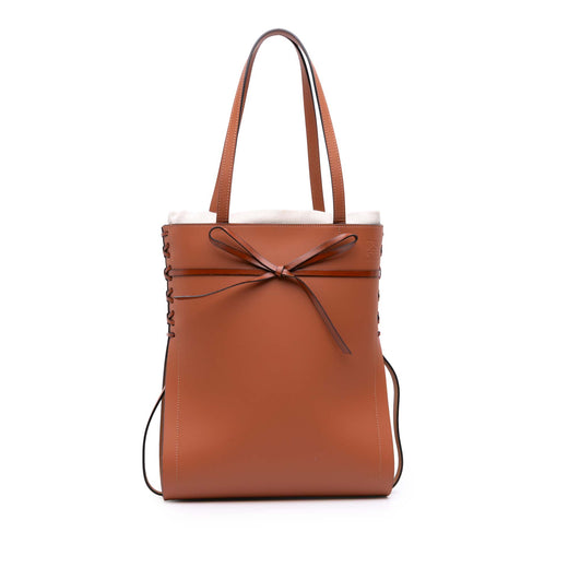 Leather Ikebana Tote - Image 1