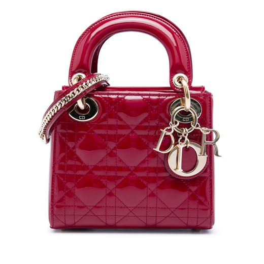 Mini Patent Cannage Lady Dior - Image 1