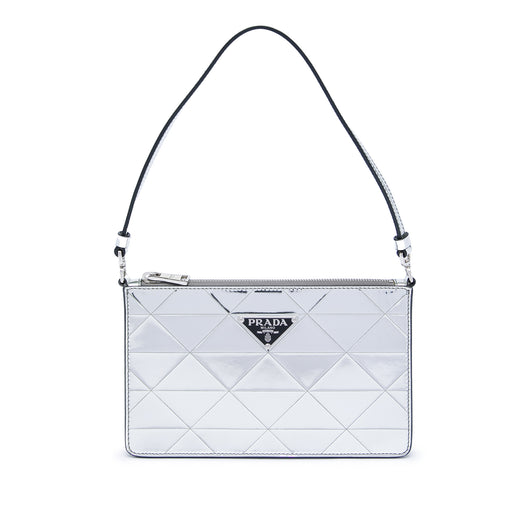 Mini Metallic Spazzolato Tria Shoulder Bag - Image 1