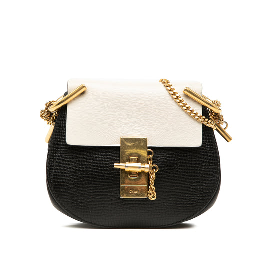 Mini Bicolor Grained Calfskin Drew Crossbody - Image 1