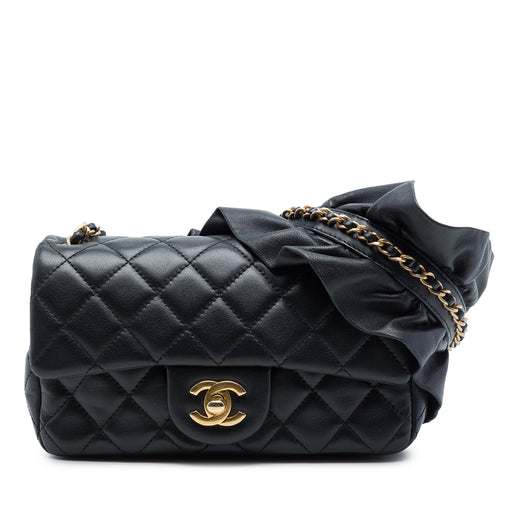 Mini Rectangular Classic Lambskin Romance Single Flap - Image 1