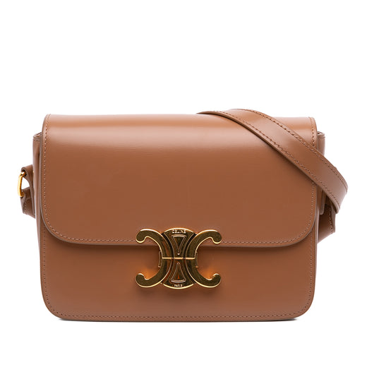Teen Shiny Calfskin Triomphe Crossbody - Image 1