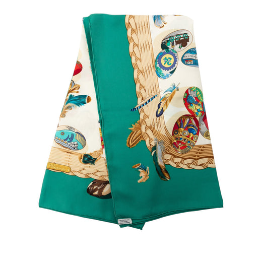 Couvee d Hermes Silk Scarf 90 - Image 1