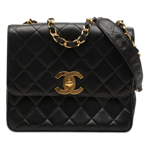 XL CC Quilted Lambskin Square Single Flap - Image 1
