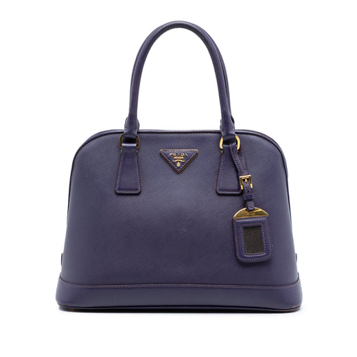 Medium Saffiano Lux Open Promenade Satchel - Image 1