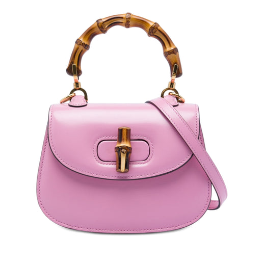 Mini Calfskin Web 1947 Bamboo Top Handle Bag - Image 1