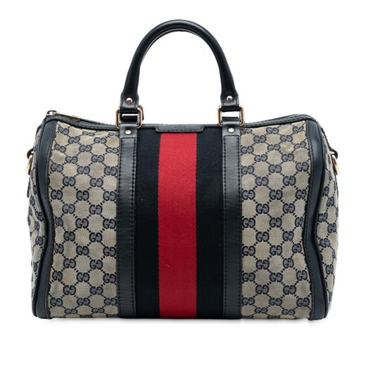 Medium GG Canvas Web Joy Boston Bag - Image 1