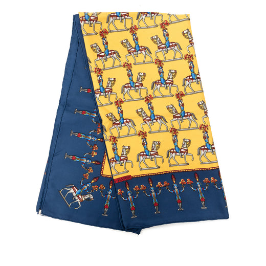 Les Artificiers Silk Scarf 90 - Image 1